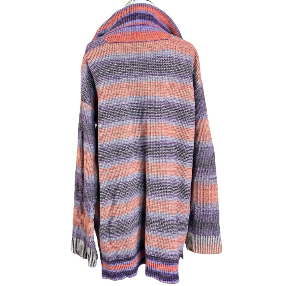Anthropologie Daily Practice Half Zip Tunic Sweater Dress Size Small Purple Pink - Picture 9 of 16